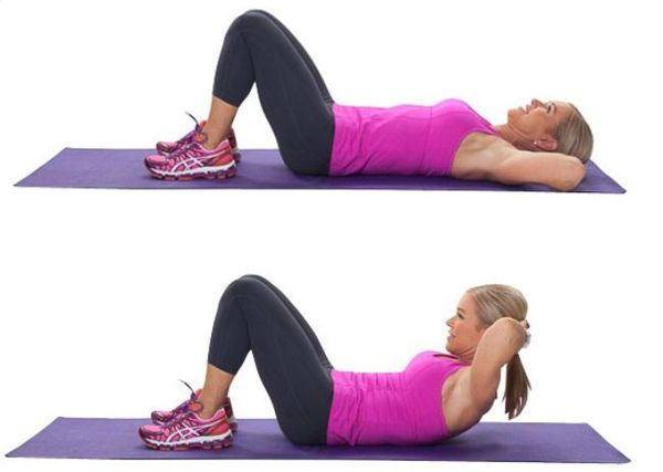 Hướng dẫn gập bụng crunch rèn luyện cơ bụng săn chắc chịu đòn tốt