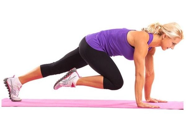 Bài tập leo núi mountain climbers tăng cường sức bền tim mạch cho võ sĩ