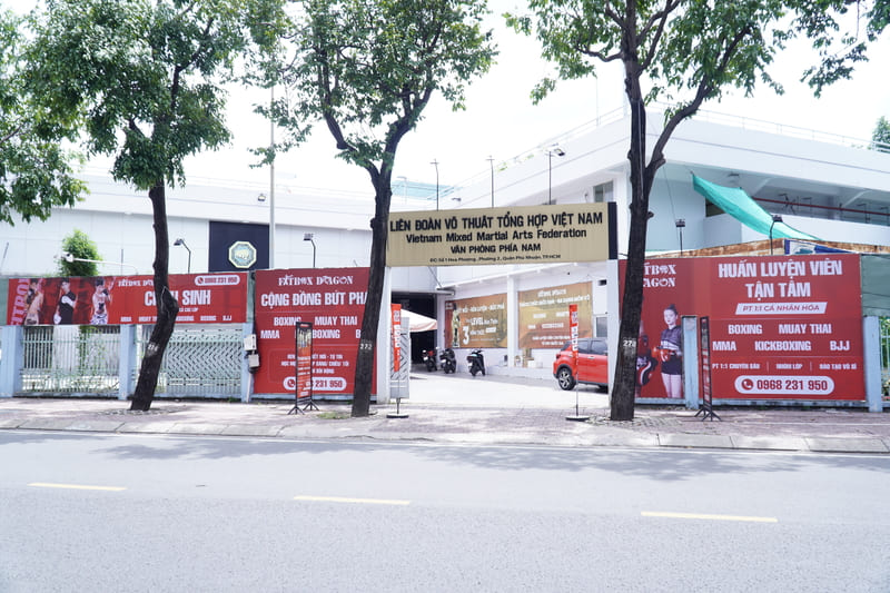 Mặt tiền chi nhánh Fitbox Rạch Miễu