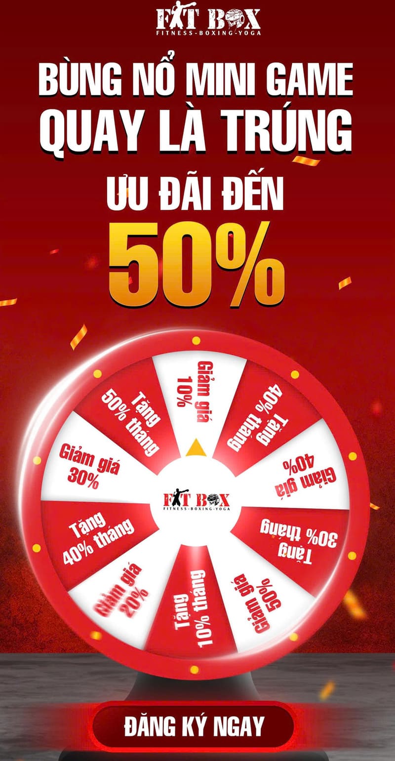 Vòng quay may mắn Fitbox